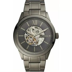 Fossil Flynn Automatic Smoke Stainless steep watch
